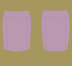 Röcke - Violett mit Cappuccino