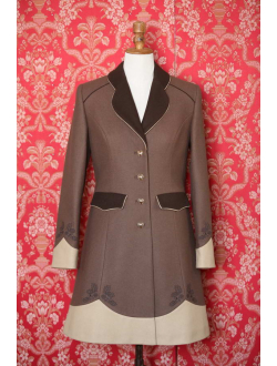 Woolen coat - Brown cappuccino brown