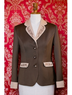 Jacket - Milk chocolate, cappuccino and ivory